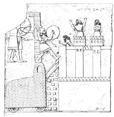 Fig. 59.—Fortress; from Layard's Monuments, 1st Series.