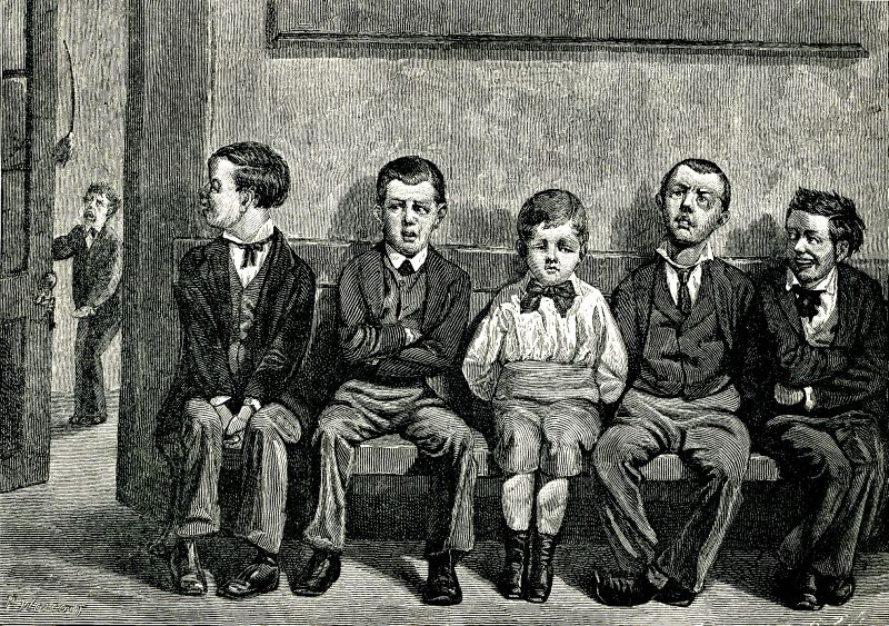 WAITING FOR THEIR TURN.