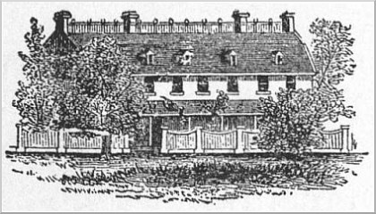 RESIDENCE OF JOHN ADAMS. At Quincy, Mass.