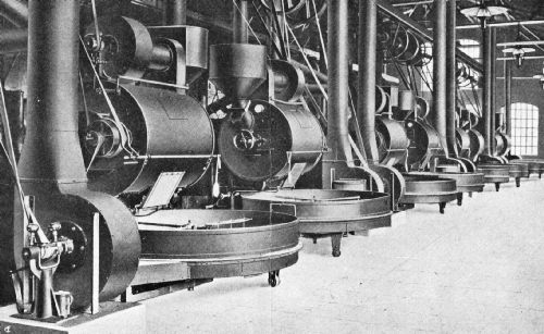 German Gas Coffee-Roasting Plant Equipped with Ideal-Rapid Machines