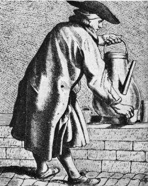 Street Coffee Vender of Paris—Period, 1672 to 1689—Two Sous per Dish, Sugar Included