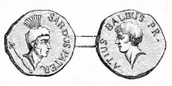 SARDO-ROMAN COIN.
