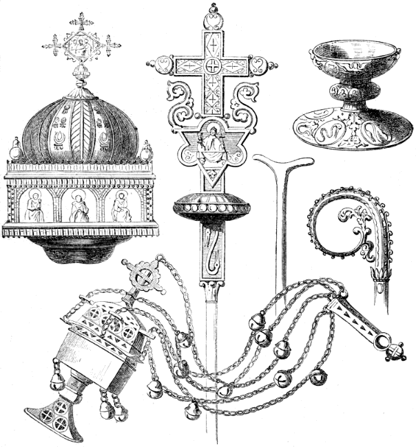 Erzbischöfliche Würdezeichen des Abuna. Nach Lefêbvre. Erzbischöfliche Würdezeichen des Abuna. Nach Lefêbvre.