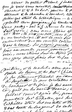page manuscrite