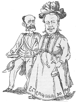 Os Donos da Casa―Caricatura de Manuel Monterroso Os Donos da Casa―Caricatura de Manuel Monterroso