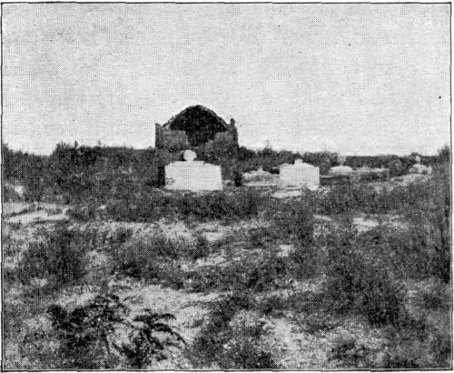 CHINESE GRAVES ON THE ROAD TO HAMI. CHINESE GRAVES ON THE ROAD TO HAMI.