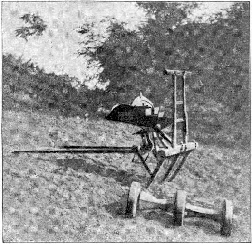 A CHINESE SEEDING-DRILL. A CHINESE SEEDING-DRILL.