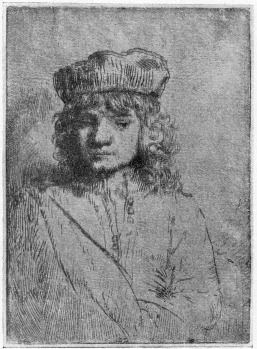 261. TITUS VAN RYN, REMBRANDT'S SON. (1656.) B. 11 261. TITUS VAN RYN, REMBRANDT'S SON. (1656.) B. 11
