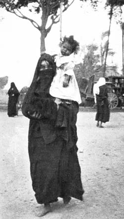 ASTRIDE ITS MOTHER'S SHOULDERS.