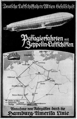 Zeppelin Route Chart