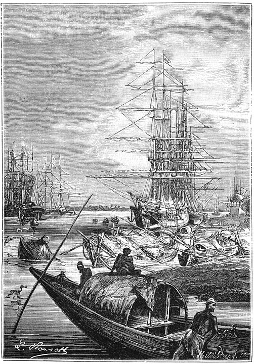 De Hoogly te Calcutta. Blz. 64.