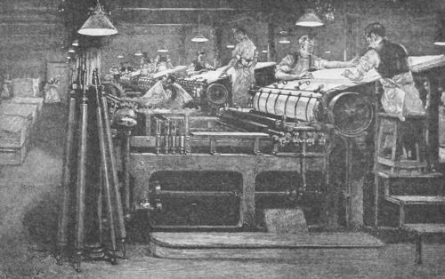PRINTING OF THE BOOK IN THE PRESS-ROOM.