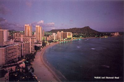 Waikiki and Diamond Head