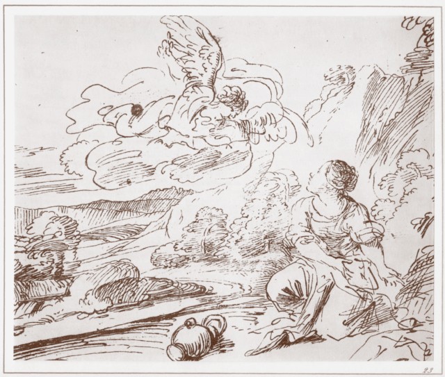 PLATE XXIII. HAGAR IN THE DESERT. PLATE XXIII. HAGAR IN THE DESERT.