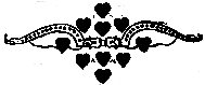 bow and hearts