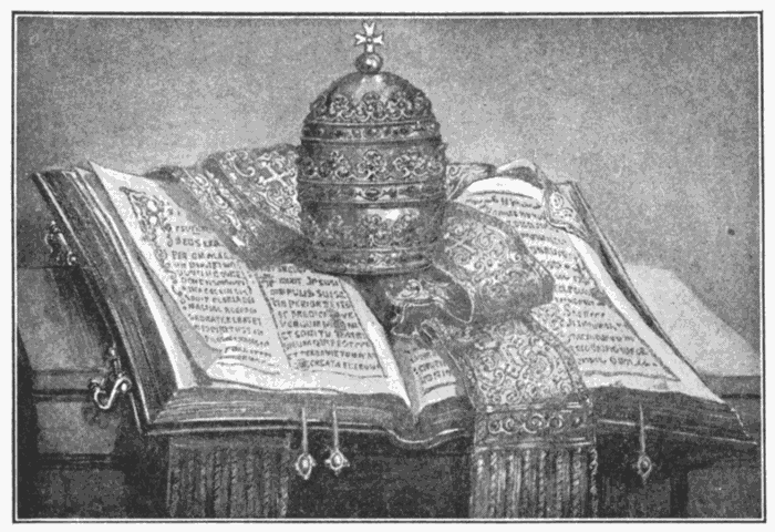 The Papal Tiara. "He shall speak great words against the Most High." Dan. 7:25. Illustration.