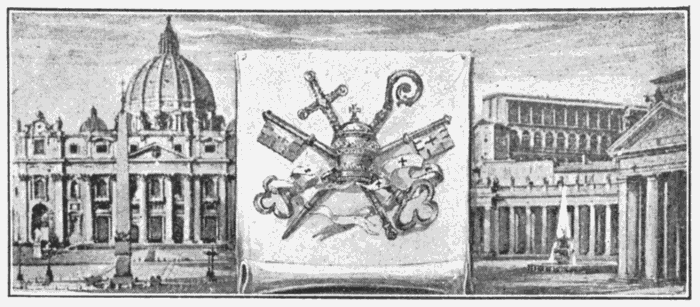 St. Peter's And The Vatican. "He as God sitteth in the temple of God." 2 Thess. 2:4. Illustration.