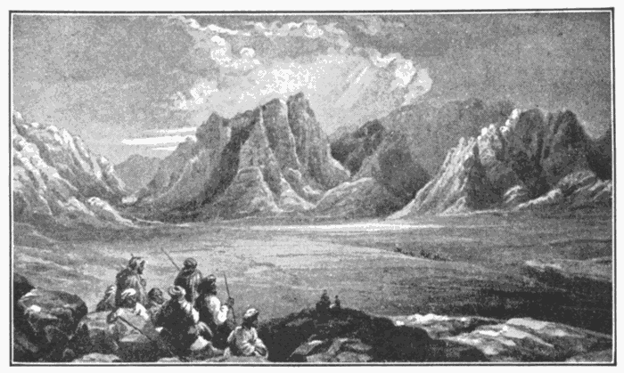 Mt. Sinai--Where The Law Was Given. "That ye may know that I am the Lord your God." Eze. 20:20. Illustration.