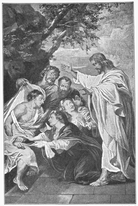The Raising Of Lazarus. "I am the Resurrection, and the Life." John 11:25. Illustration.