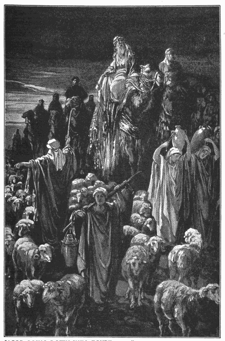 Jacob Going Down Into Egypt. "God Almighty appeared unto me ... and blessed me." Gen 48:3. Illustration.