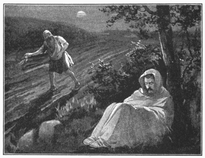 Sowing Tares. "While men slept, his enemy came and sowed tares." Matt. 13:25 Illustration.