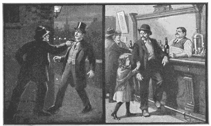 The Two Robbers. "Your money and your life." Illustration.