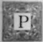 Decorative P