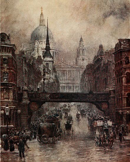 LONDON  ST. PAUL'S AND LUDGATE HILL