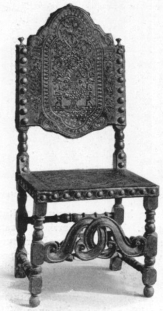 Chair, Portuguese. XVII Century Chair, Portuguese. XVII Century