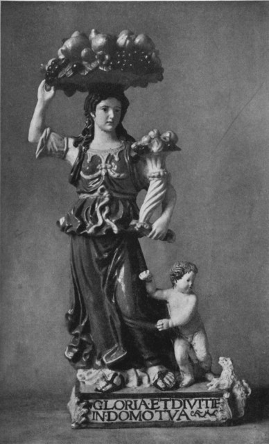 Pomona, Glazed Terracotta Statuette. Giovanni Delia Robbia, 1469-1529 (?) Pomona, Glazed Terracotta Statuette. Giovanni Delia Robbia, 1469-1529 (?)