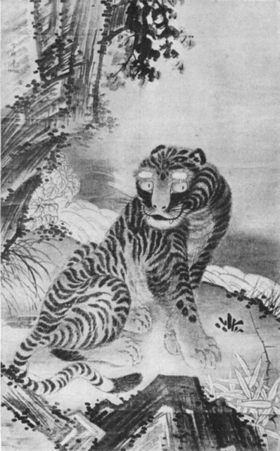 Tiger, Attributed to Sesshu, 1420-1506. After a Design by Yen-Hiu, 1082-1135. Gift of Charles L. Freer Tiger, Attributed to Sesshu, 1420-1506. After a Design by Yen-Hiu, 1082-1135. Gift of Charles L. Freer
