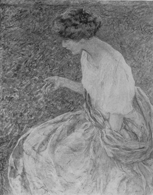 The Yellow Flower. Albert Reid, 1863- The Yellow Flower. Albert Reid, 1863-