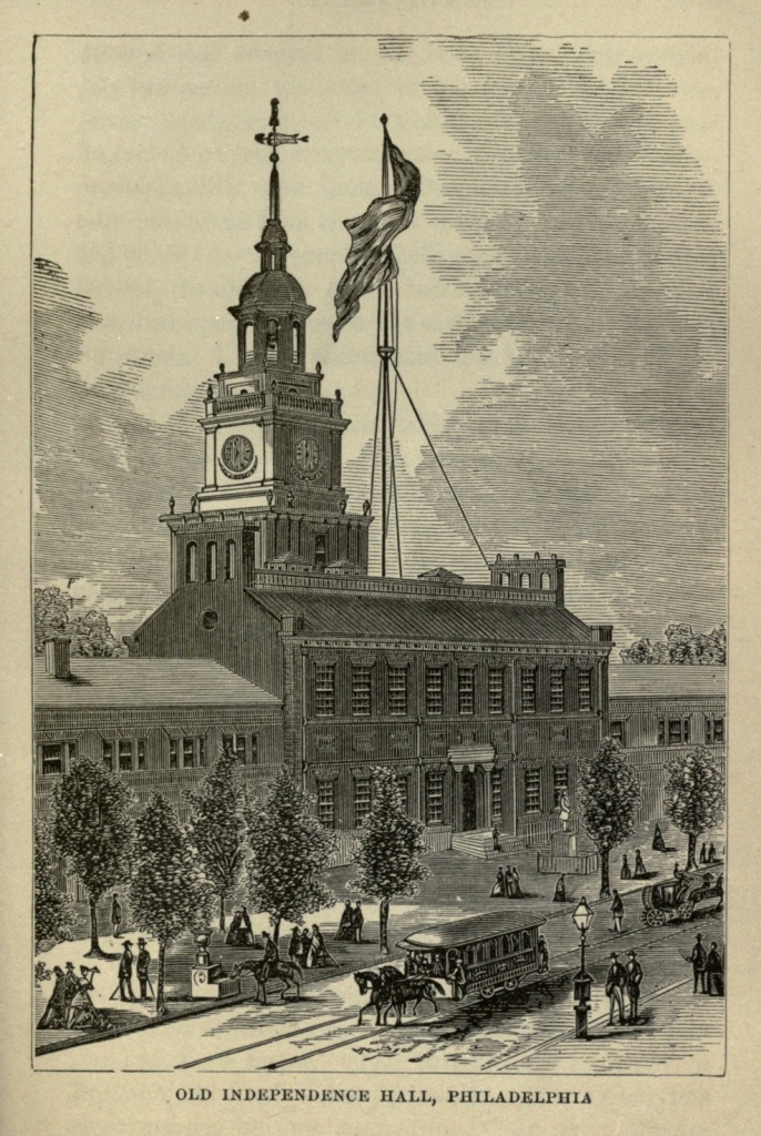 OLD INDEPENDENCE HALL, PHILADELPHIA.