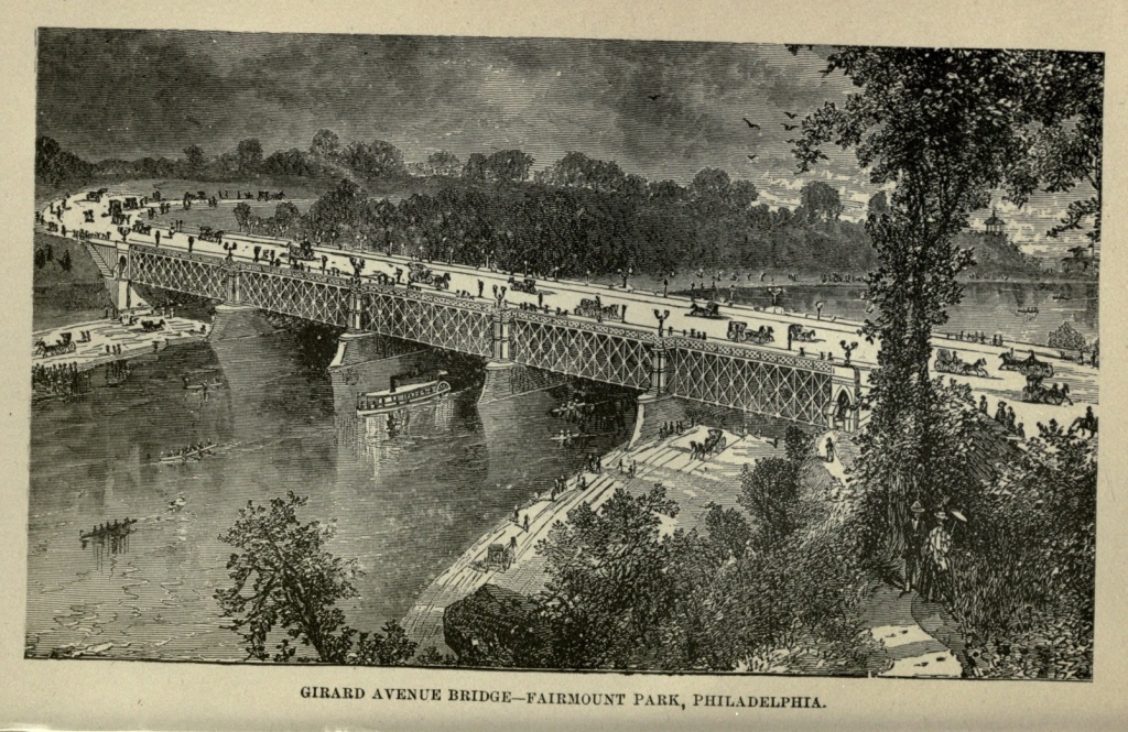 GIRARD AVENUE BRIDGE—FAIRMOUNT PARK, PHILADELPHIA.
