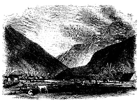 VALLEYS AND MOUNTAINS OF WAILUKU, MAUI.