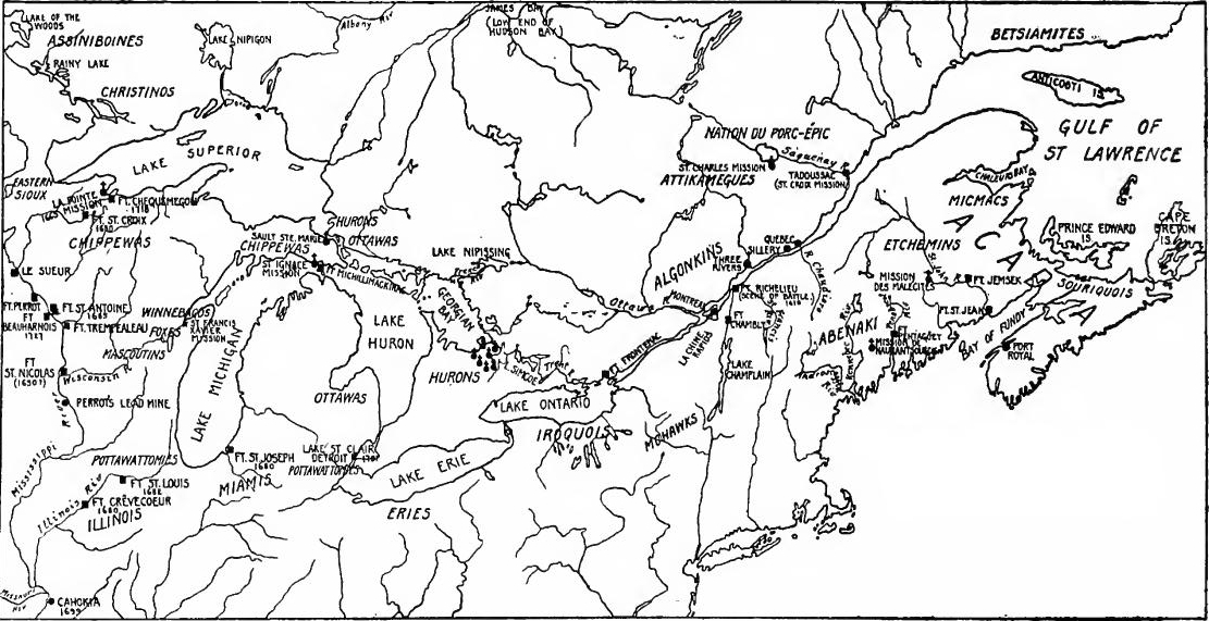 The French in Canada, 17th Century.