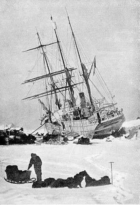 THE STELLA POLARE NIPPED IN THE ICE