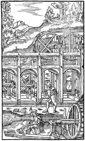 Stamp-mill