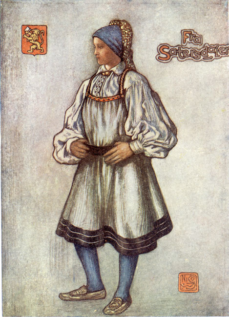 SÆTERSDALEN PEASANT GIRL