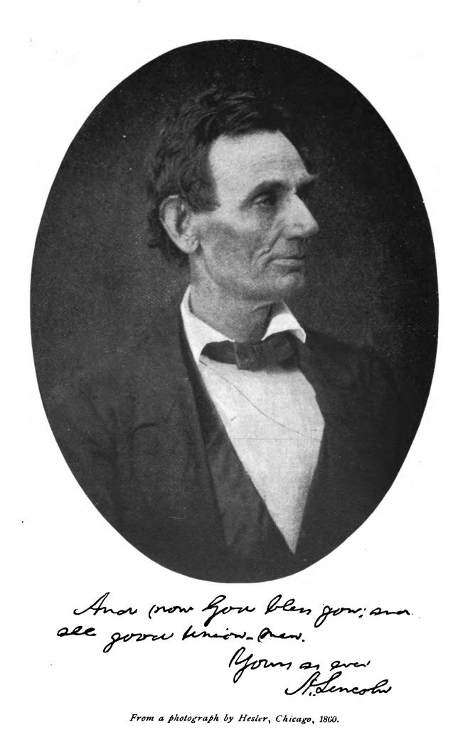 Portrait of Lincoln in 1860 209
