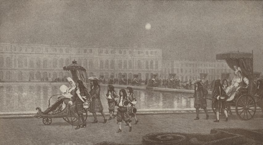 The King’s Walk at Versailles--painted by J. L. Jerome