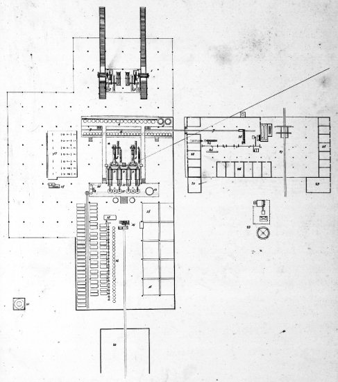 PLANO DE LA CASA DE CALDERAS DEL INGENIO S.TA SUSANA propiedad del Escmo Sor D. ANT.O PAREJO.