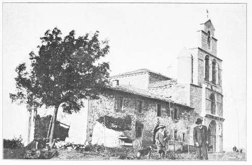 Lámina 28. ESTÍBALIZ Fachada del mediodía de la basílica.