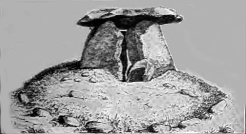 DOLMEN, HAGA, ISLAND OF BORUST