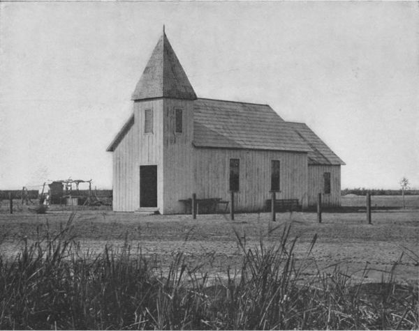 IMPERIAL CHURCH—FIRST WOODEN BUILDING IN LOWER COLORADO DESERT 