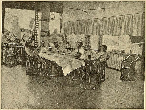Foreigners at Tiffin in Manila.