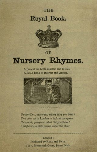 THE Royal Book. OF Nursery Rhymes.