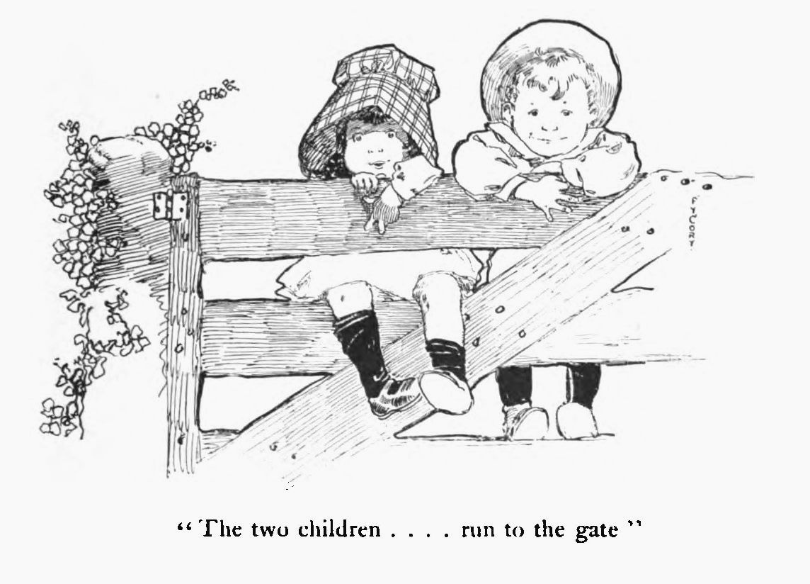 The Two Children Run to the Gate. 54