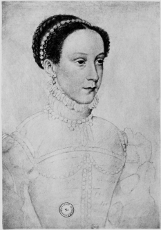 Plate LXIV  Mary Stuart  as Dauphine of France  From the drawing in the Bibliothèque Nationale at Paris.
