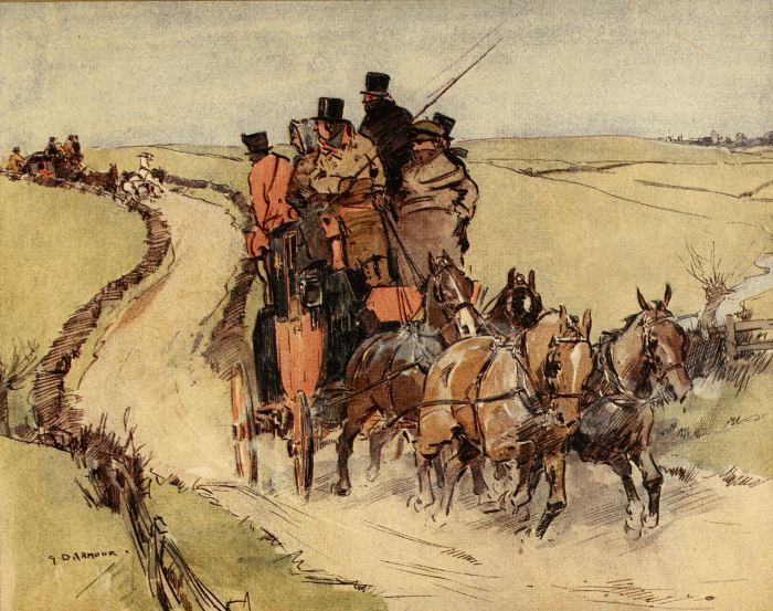 Mail Coaches Racing: Something Wrong with the Opposition Coach (painting)